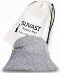 100% Wool Sauna Hat, Natural Felt Heat-Resistant Cap by suvast