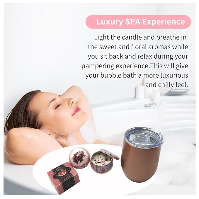 Spa Gift Baskets for Women, Luxury Self Care Gifts for Mom, Get Well Soon Gifts - Image 3