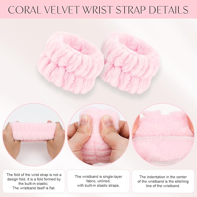 CAVETEE 6 Pack Spa and Makeup Headbands - Image 5