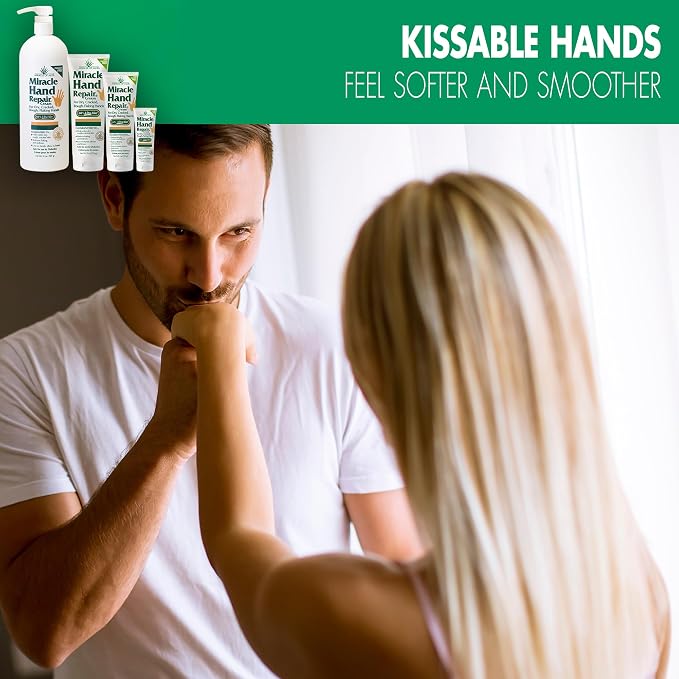 Miracle Hand Repair Cream for Dry Cracked Hands 8 oz Best Healing Hand Cream - Image 7