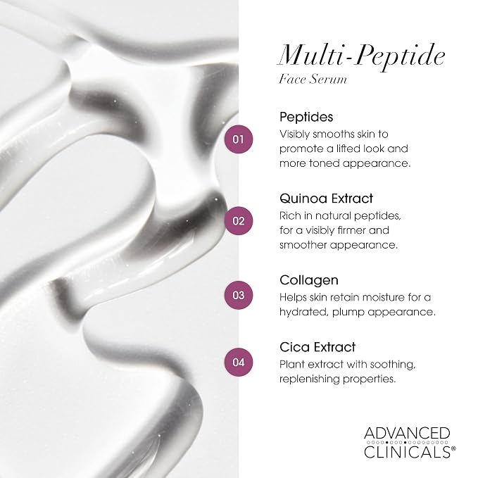Advanced Clinicals Multi Peptides Serum - Image 4