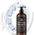 Arnica Sore Muscle Massage Oil and Massager Kit | Relaxing Post-Workout by M3Naturals