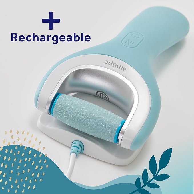Amope Pedi Perfect Pro Wet & Dry Electric Foot File Callus Remover Kit - Image 5