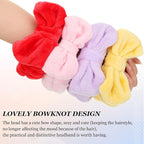 Jexine 24 Pcs Facial Spa Headband Makeup Headbands Bulk Bow Hair Head Band - Image 2