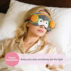 PERFECTSIGHT Sleep Eye Masks, Cute Penguin Plush Sleep Eye Cover Lightweight - Image 3