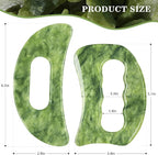 Jade Stone Large gua sha Massage Tool, Gua Sha Body Tool - Image 2