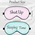 8 Pieces Funny Sleep Mask Silk Eye Mask - Image 2