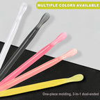 2Pcs Plastic Cuticle Pusher, Dual-end Dead Skin Nail Pusher, Gentle Plastic - Image 6
