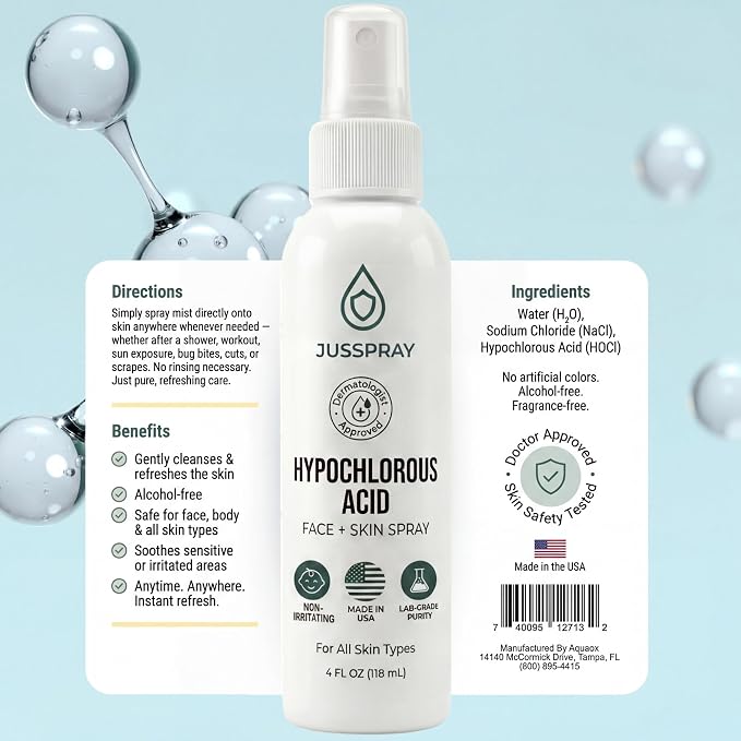 Jusspray™ Hypochlorous Acid Spray - Image 10