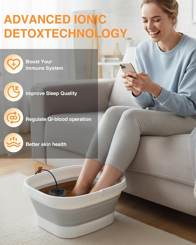 Ionic Foot Bath Detox Machine, Foot Detox Foot Bath Soak Tub - Image 4