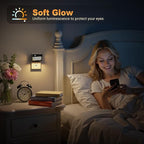 JandCase Motion Sensor Night Light, Night Lights Plug into Wall, Dusk to Dawn & - Image 8