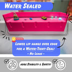 Tub Topper® Bathtub Splash Guard & Bath Shelf - Image 4