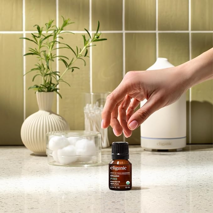 Cliganic Organic Pine Essential Oil, 100% Pure Natural Undiluted, - Image 2