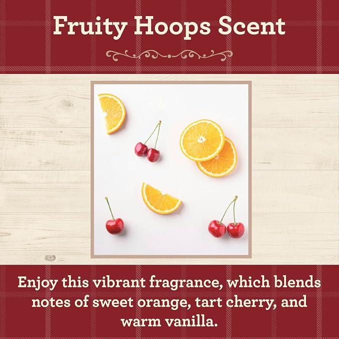 Our Own Candle Company, Fruity Hoops Scented Mason Jar Candle, 100 Hour Burn - Image 2