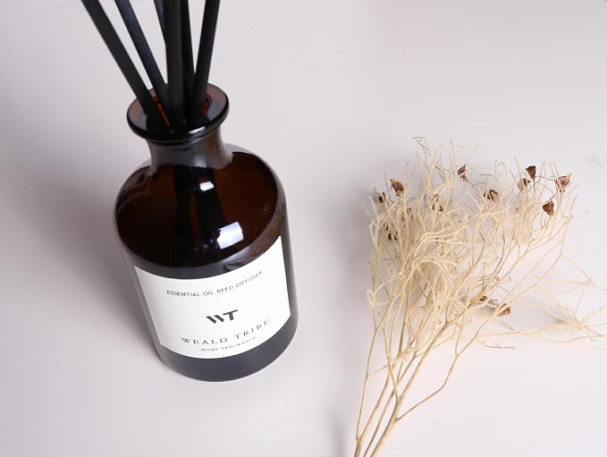 WEALD TRIBE Flower Reed Diffuser Set Clean White Linen Scent - Image 3