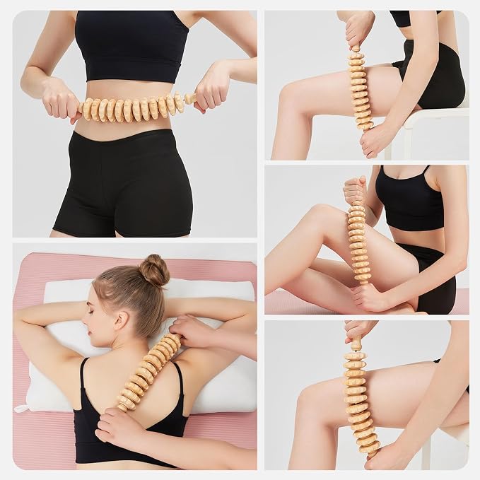 Wooden Cellulite Massage Roller - Image 8