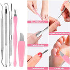 Professional Foot Care Kit, 30-Piece Pedicure Set - Image 4