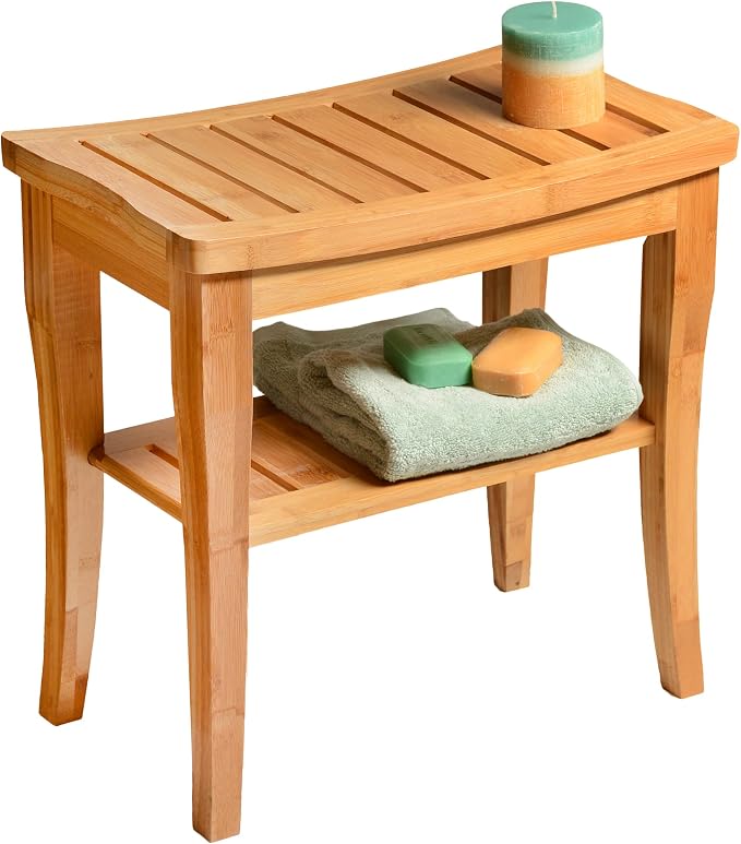Bamboo Shower Bench by Bamb%C3%BCsi