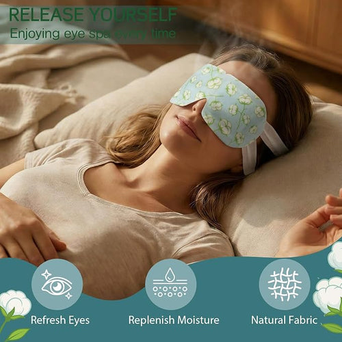 100 Pcs Steam Eye Masks for Dry Eyes Unscented Self Heated Steam Warm Eye Mask - Image 2