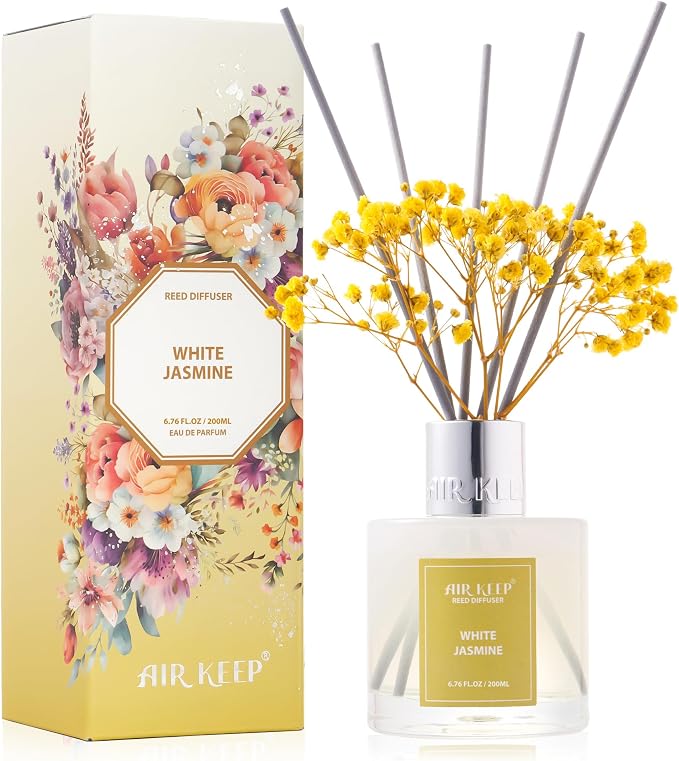 Airkeep Reed Diffuser Set, 6.76 fl oz by Airkeep