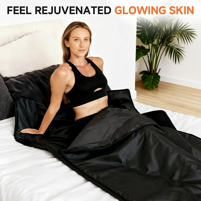 Bitlyle Sauna Blanket with Arm Sleeves - Image 7