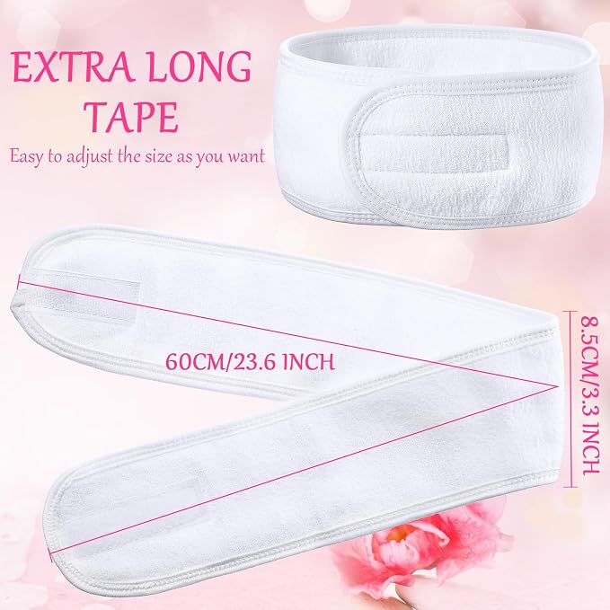 Hoteam 30 Pack Spa Headband Facial Esthetician Hair Wrap - Image 3