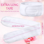 Hoteam 30 Pack Spa Headband Facial Esthetician Hair Wrap - Image 3