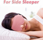 Sleep Eye Mask for Men Women, Sleeping Mask for Side Sleeper, Travel Blackout - Image 2