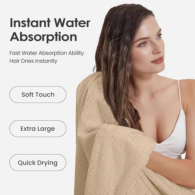 JML Microfiber Bath Towels, Ultra Soft, Super Absorbent and Fast Drying - Image 6