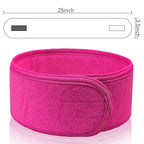 Denfany 3 Pack Makeup Headband, Ultra Soft Adjustable Spa Facial Headbands - Image 2