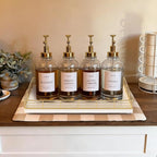 Large Bathroom Vanity Tray – 13" x 8" Oak Decorative Wooden Tray - Image 3
