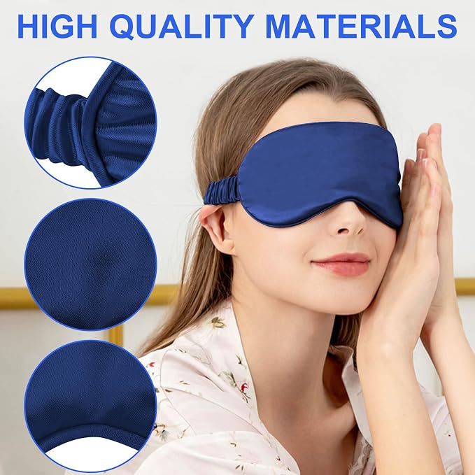 2Pack Silk Sleep Mask, Eye Mask - Image 3