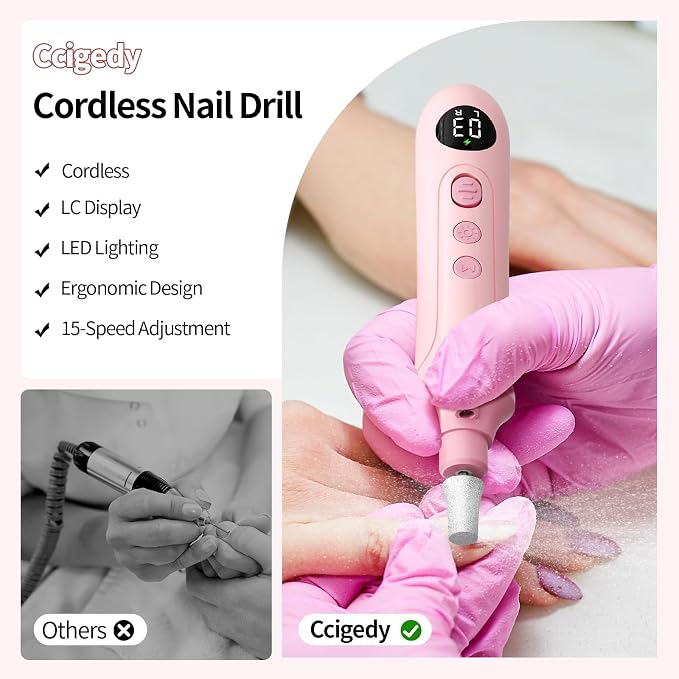 Electric Nail Drill Kit, Nail Filer Electric - Image 5