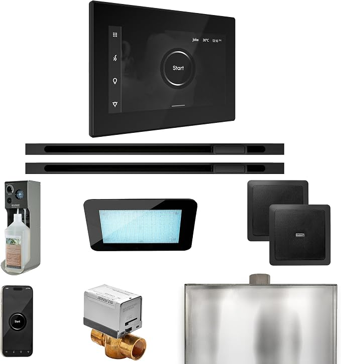 Mr Steam XDream Max Steam Shower Pkg w/iSteamX Control and Linear Steamhead in by MrSteam