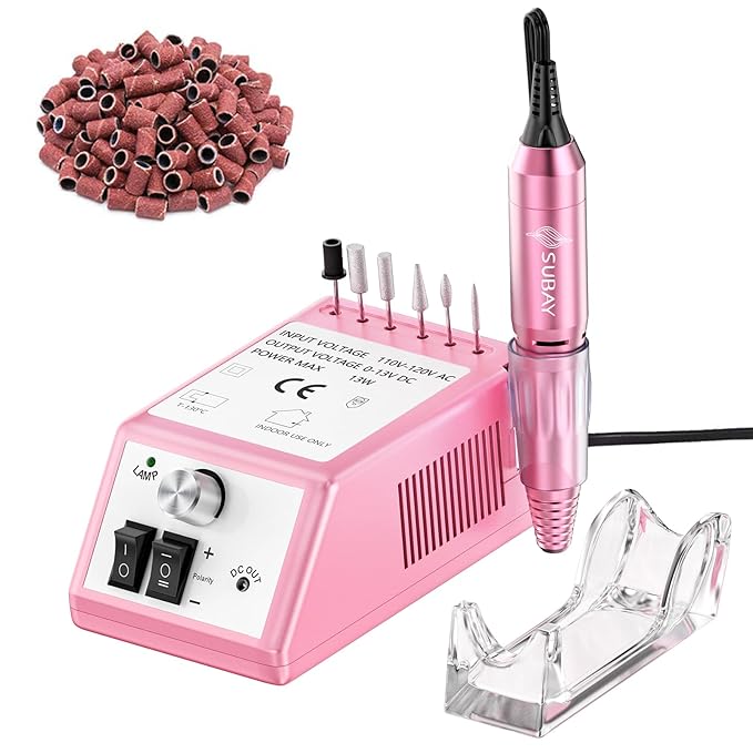 Subay Professional Finger Toe Nail Care Electric Nail Drill Machine Manicure by SubayDirect