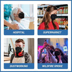 KN95 Face Masks Black Adults - Image 8