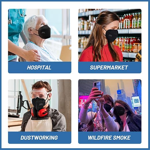 KN95 Face Masks Black Adults - Image 8