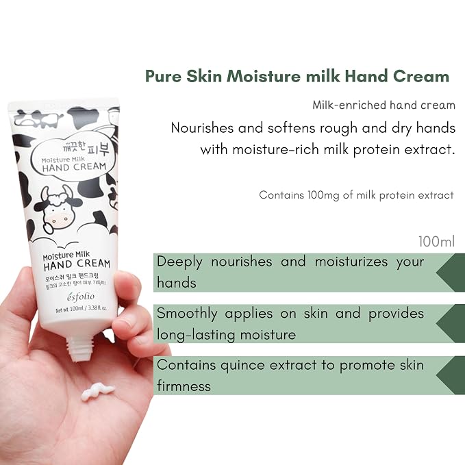 esfolio Pure Skin Moisture Milk Hand Cream – Hydrating & Nourishing Hand - Image 5