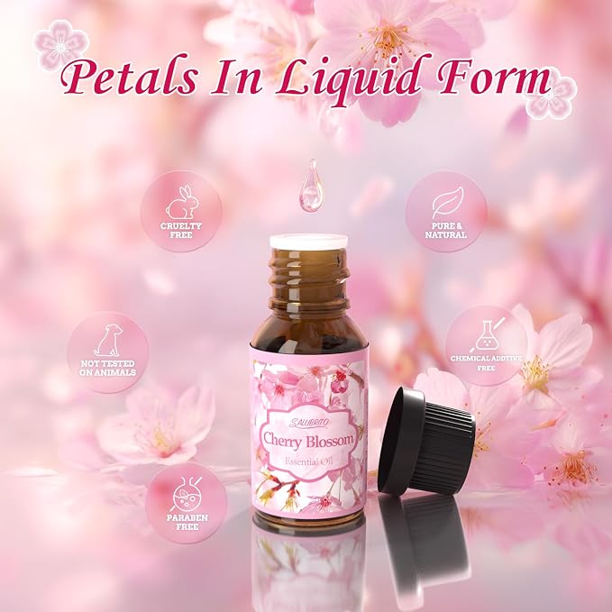 SALUBRITO Floral Fragrance Oils Set, Essential Oils - Image 2