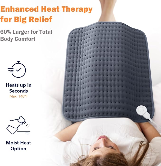 Ultra-Wide Microplush Heating Pad - Image 2