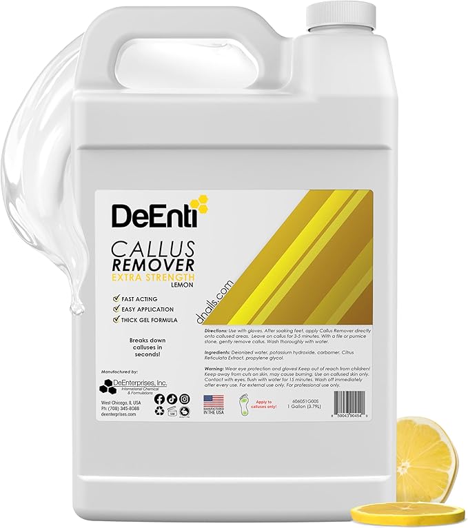 DeEnti Callus Remover for Feet, Extra Strength Foot Callus Remover Gel by DeEnti