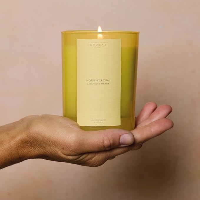 Bergamot & Jasmine Scented Candle | 11oz, 60 Hour Burn | Natural Soy Wax - Image 5