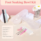 LIONVISON Acetone Nail Soaking Bowl: Toe Soak Off Bowl Manicure Soak Bowl Set - Image 6