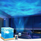 Ocean Wave Projector Light, 16-Color Changing Luminorthe Cube Lamp by Unknown