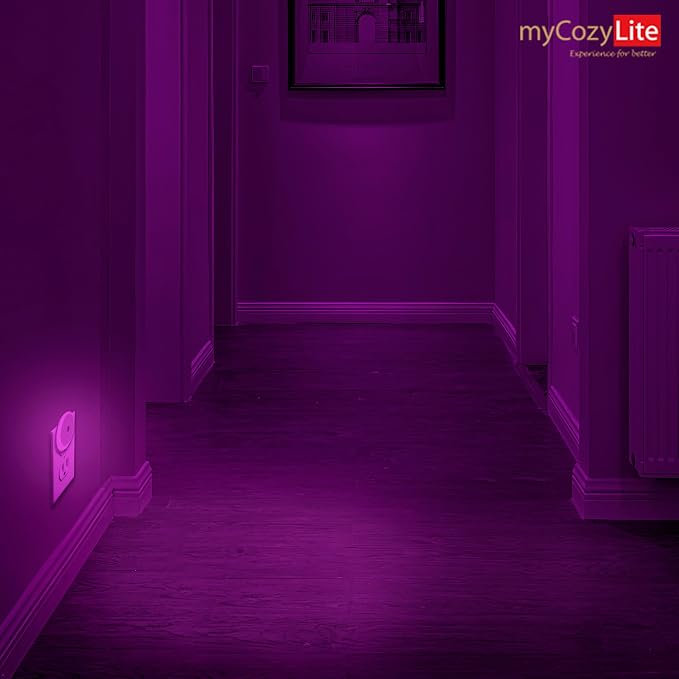 myCozyLite Pink Light Night Light Plug in, Home Decor, Dusk to Dawn Sensor - Image 6