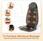 SLOTHMORE Heated Back Massager for Chair, Vibrating Massage Cushion - Image 2