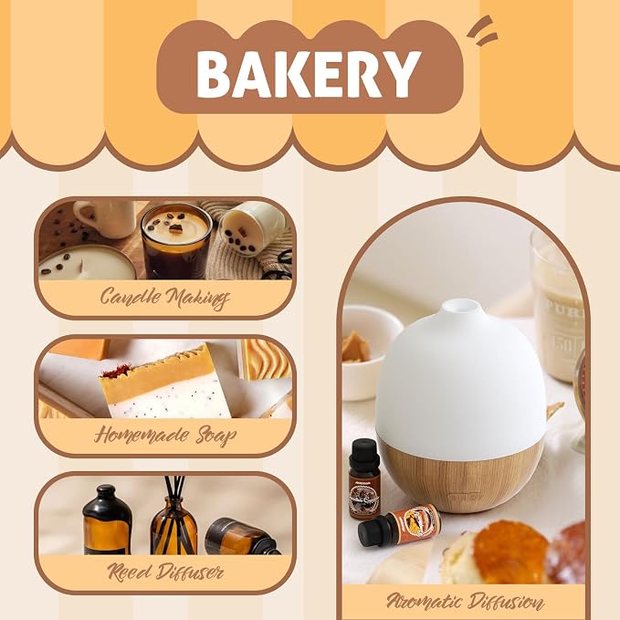 ARVIDSSON Bakery Essential Oils Set, Natural Fragrance Oil - Image 6
