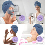 Microfiber Hair Drying Towel Wrap - Image 7