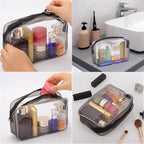 Tbestmax 10 Pcs Clear Cosmetic Bags Makeup Bags Portable Waterproof Travel - Image 6