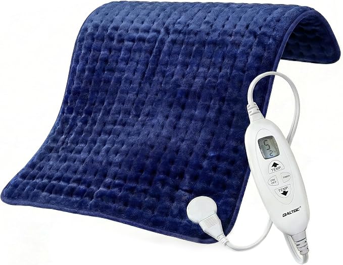 Electric Heating Pad, 2025 Upgraded Dual Mode Controller, Comfortable Soft by QALTGC